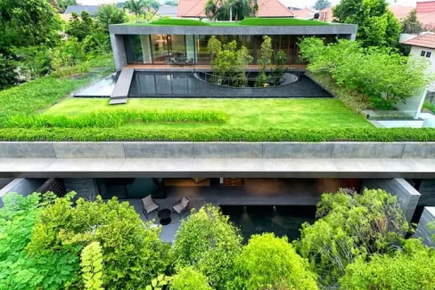 green roof afzir co 488x326 - ویلا شمال